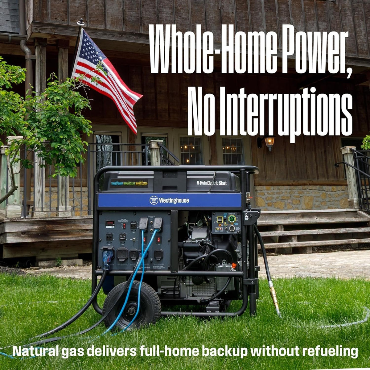 Westinghouse 28,000/20.000-Watt Tri-Fuel Portable Generator