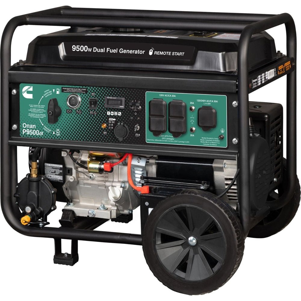 Cummins Onan P9500df Dual Fuel Portable Generator