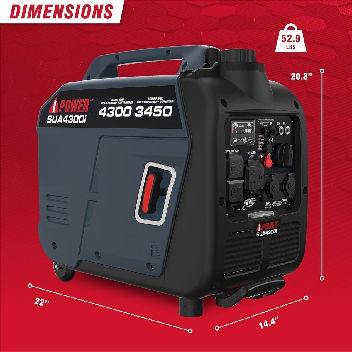 A-iPower 4300-Watt Inverter Generator