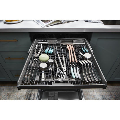Whirlpool 24-inch Top Control Quiet Dishwasher with 3rd Rack Stainless Steel