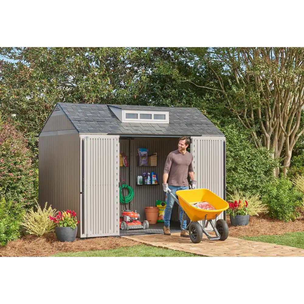 10 Ft. W X 7 Ft. D Plastic Storage Shed (70 Sq. Ft.)