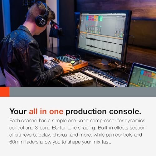 Tascam Model 12 All-in-One 12-track Digital Multitrack Mixing and Recording Studio, Mixer, USB Audio Interface and DAW Controller