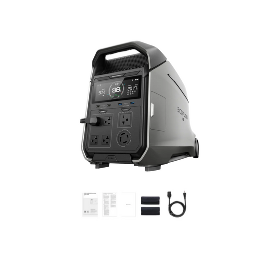 EcoFlow DELTA Pro 3 Portable Power Station | 4096Wh | 4000W | 2600W Solar Input